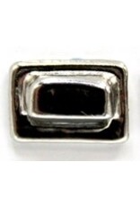 Poignée de tiroir argentée