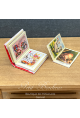 Ensemble de deux livres d'enfants, imprimés à l'intérieur - miniature 1:12