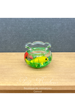 Aquarium avec deux Koï