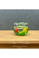 Aquarium avec deux Koï