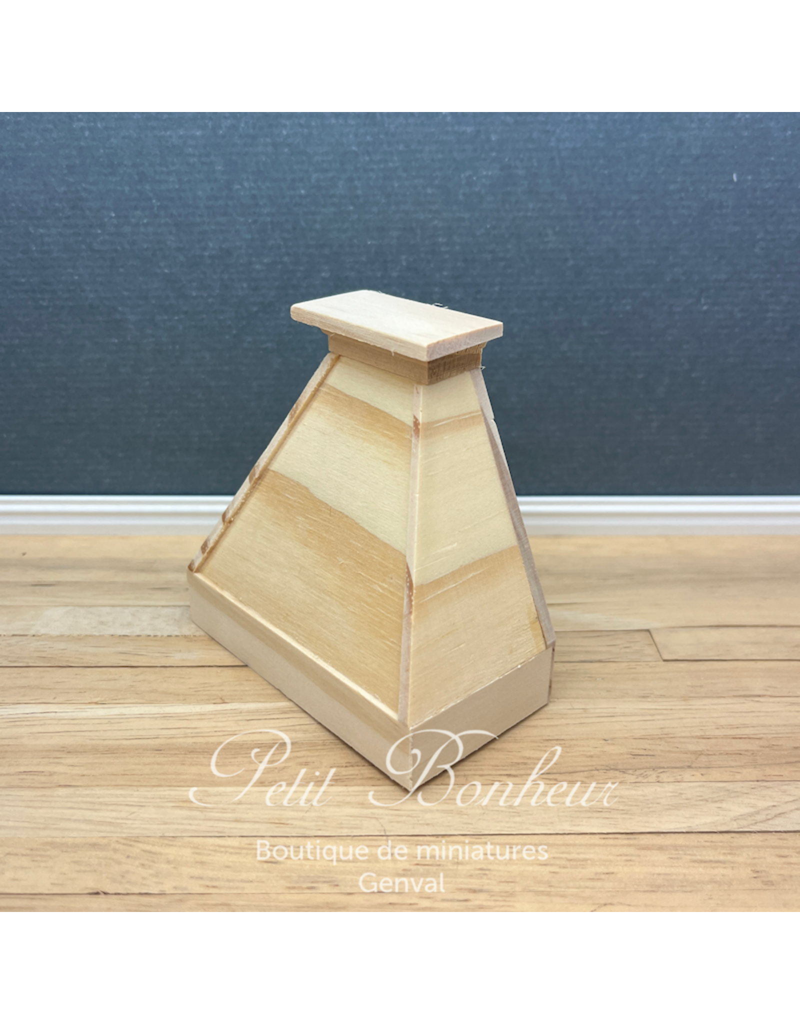 Hotte de cuisine non vernie