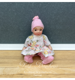 Bébé robe à fleurs