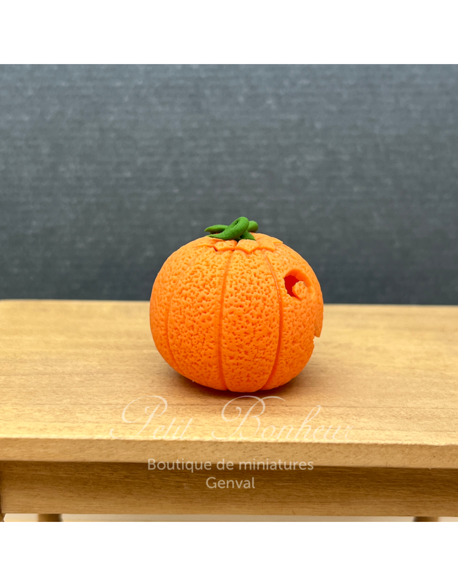 Citrouille d'Halloween - miniature 1:12