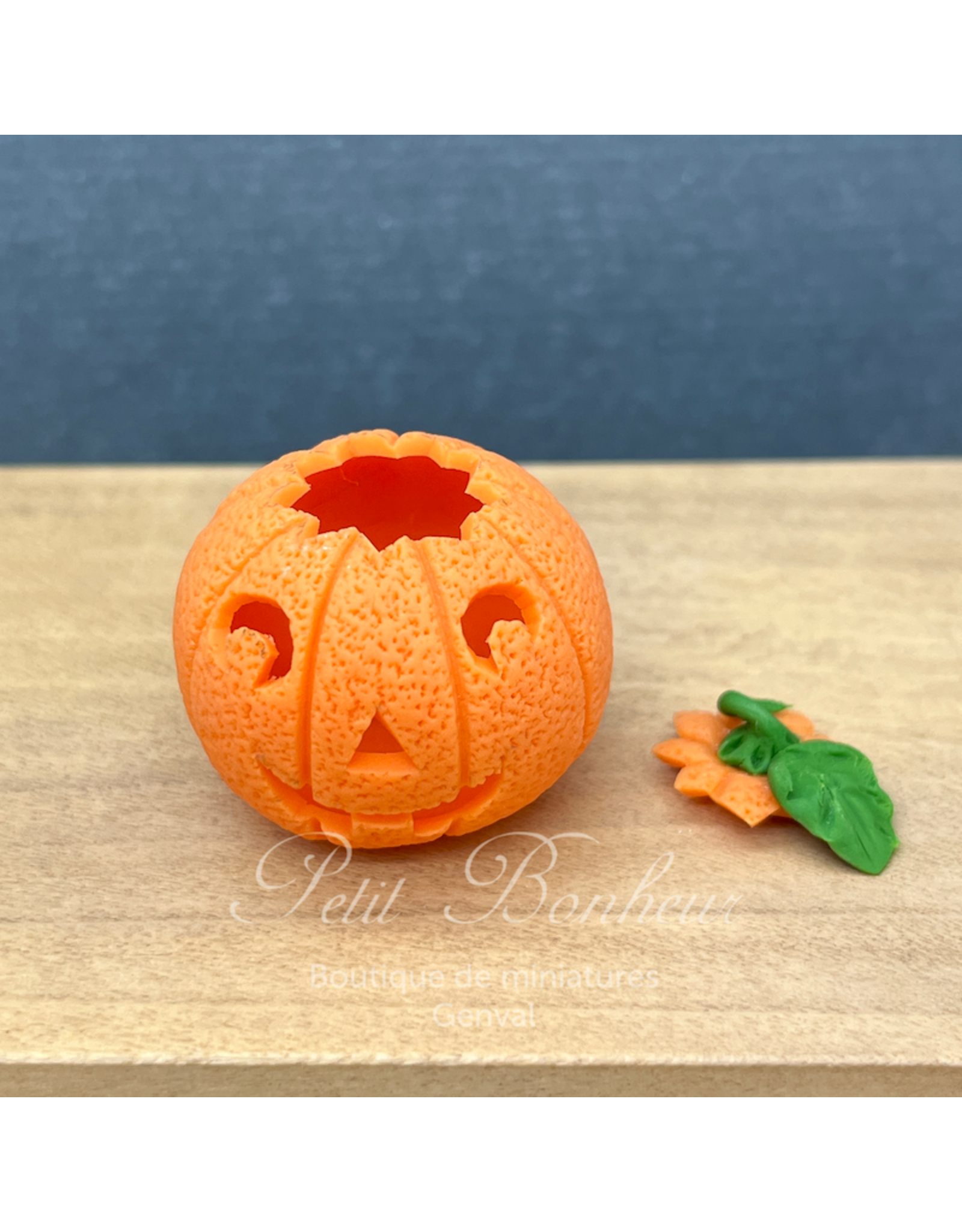 Citrouille d'Halloween - miniature 1:12