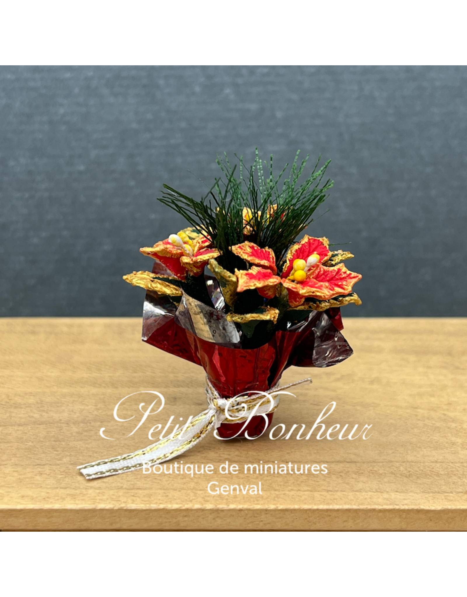 Rose de Noël - miniature 1:12