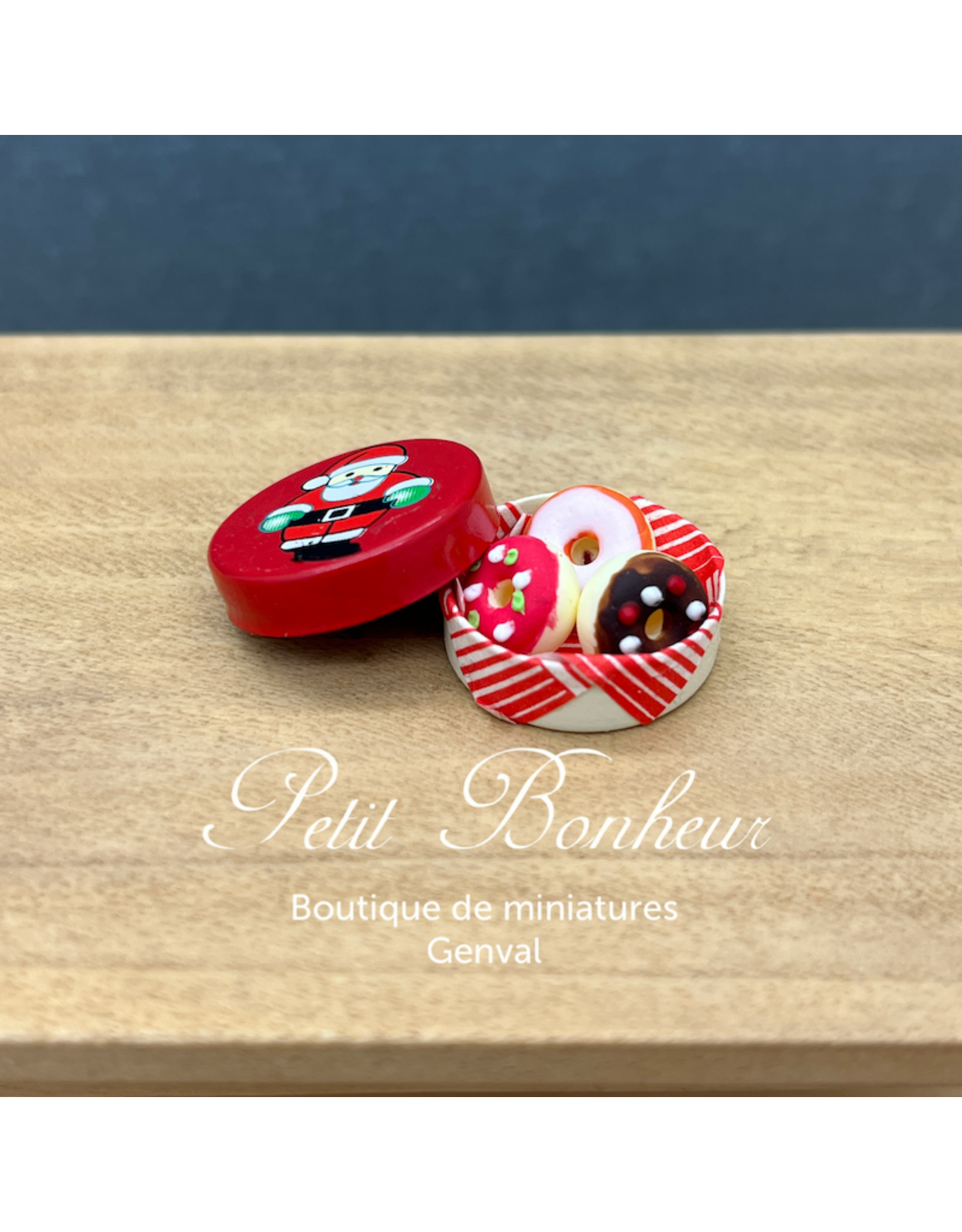 Boite à donuts de Noël
