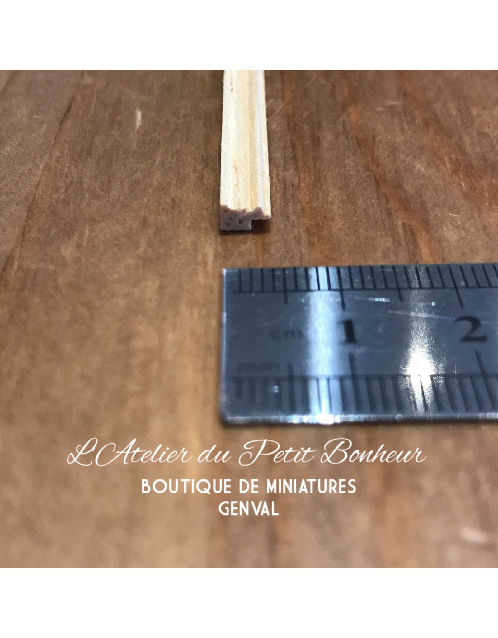 Moulure d'encadrement M3/2 (30 cm x 5 mm x 3 mm)