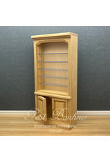 Bibliothèque non vernie