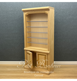 Bibliothèque non vernie