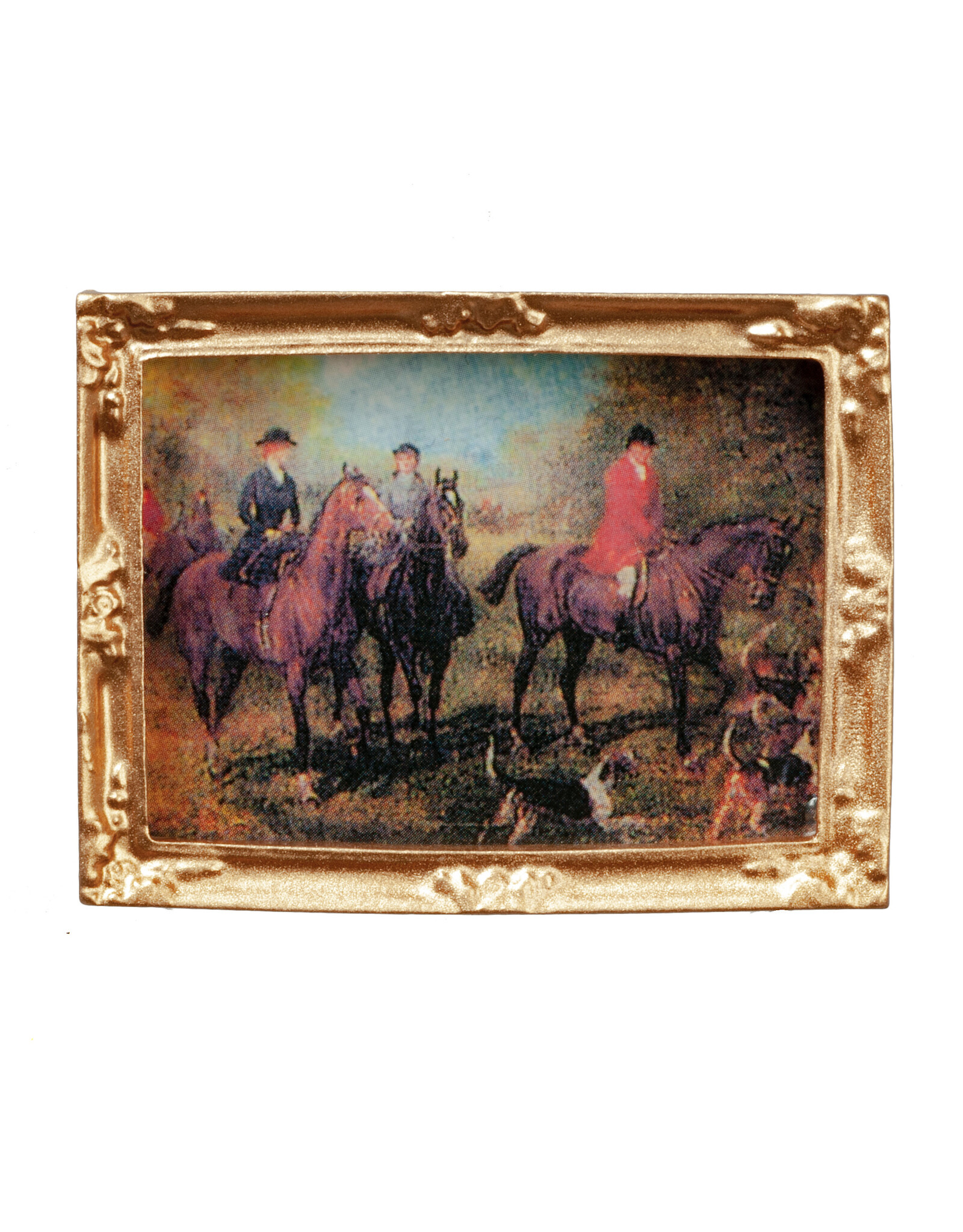 Tableau "chasse à courre"