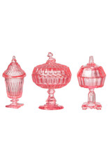 Chrysnbon Ensemble de 3 pots roses, miniature 1:12