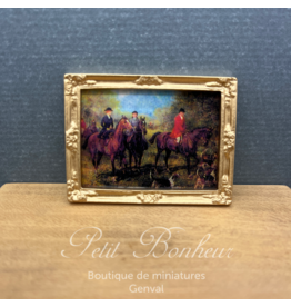 Tableau "chasse à courre"