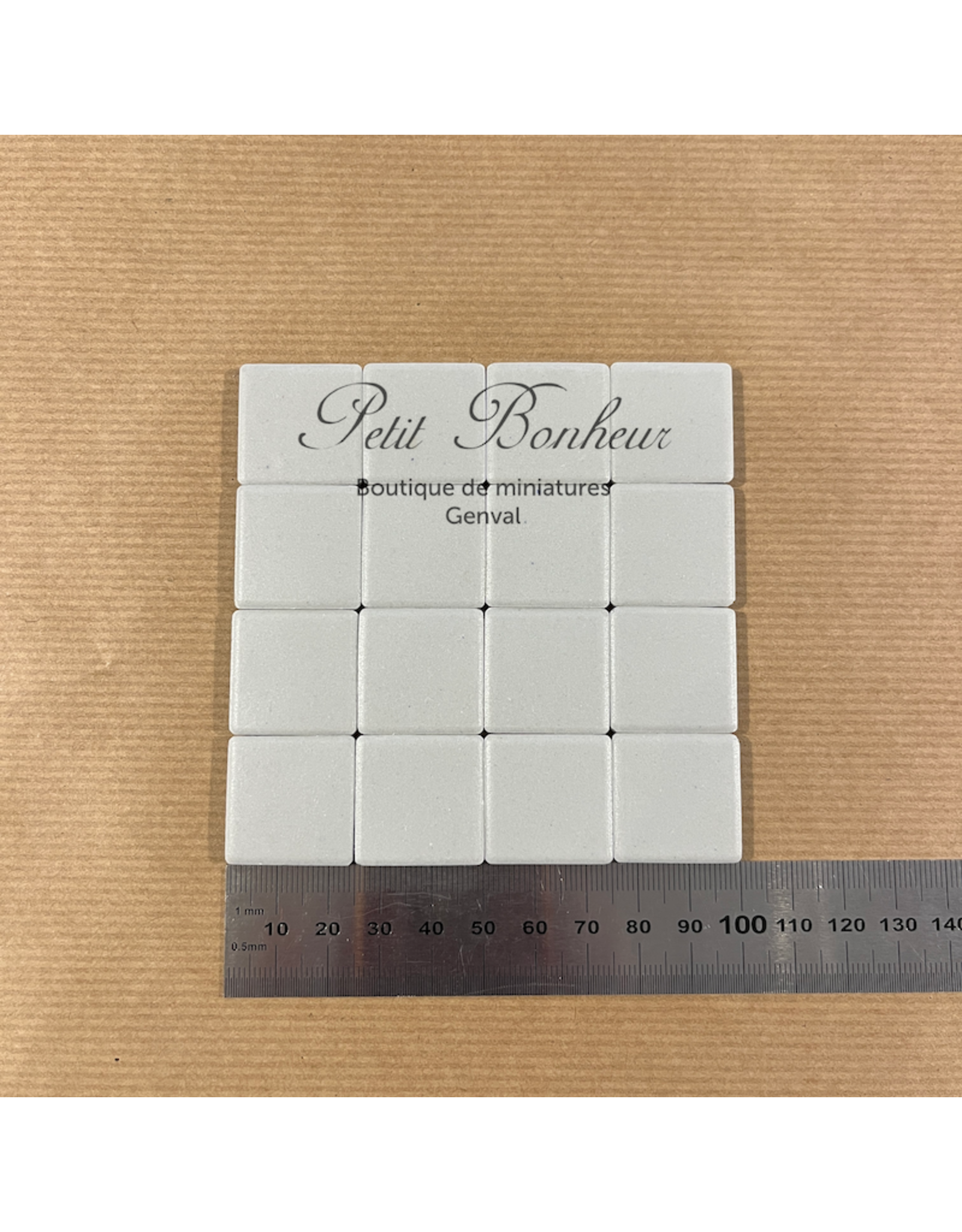 Carrelage mat 2,5cm/2,5cm (16pc)