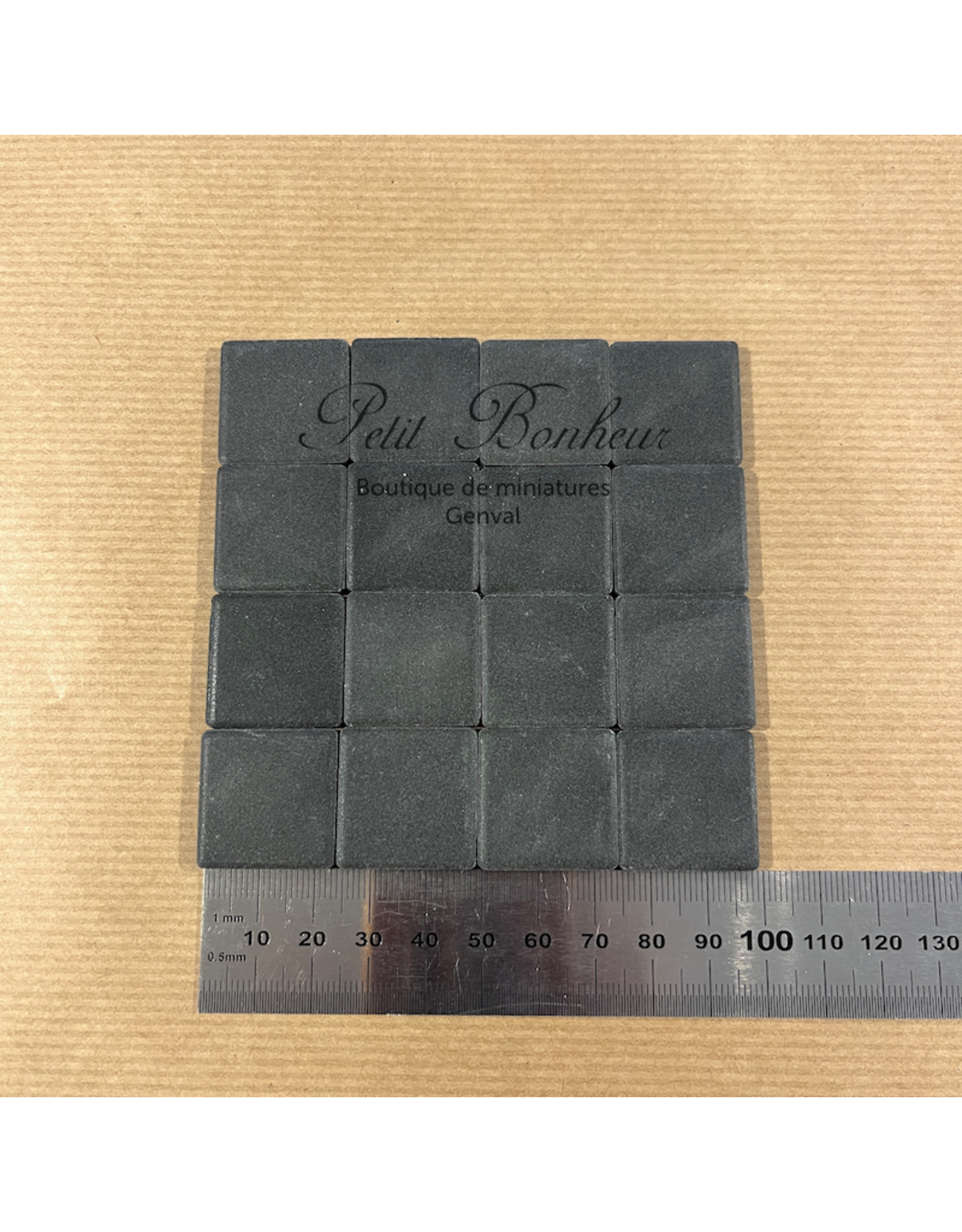 Carrelage mat 2,5cm/2,5cm (16pc)