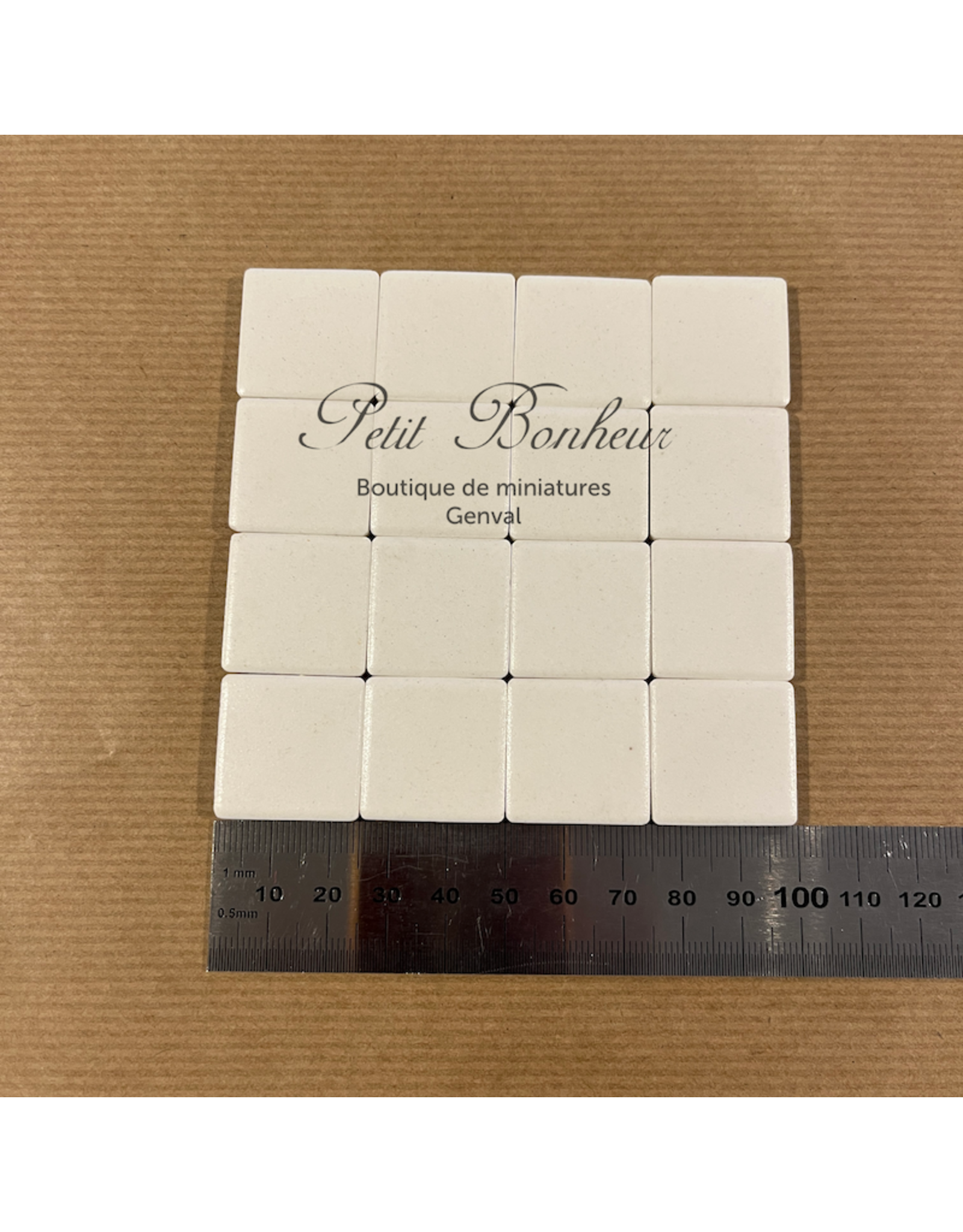 Carrelage mat 2,5cm/2,5cm (16pc)