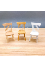 Chaise blanche, miniature 1:12