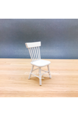 Chaise blanche, miniature 1:12