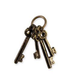 Trousseau de clés antiques miniature 1:12