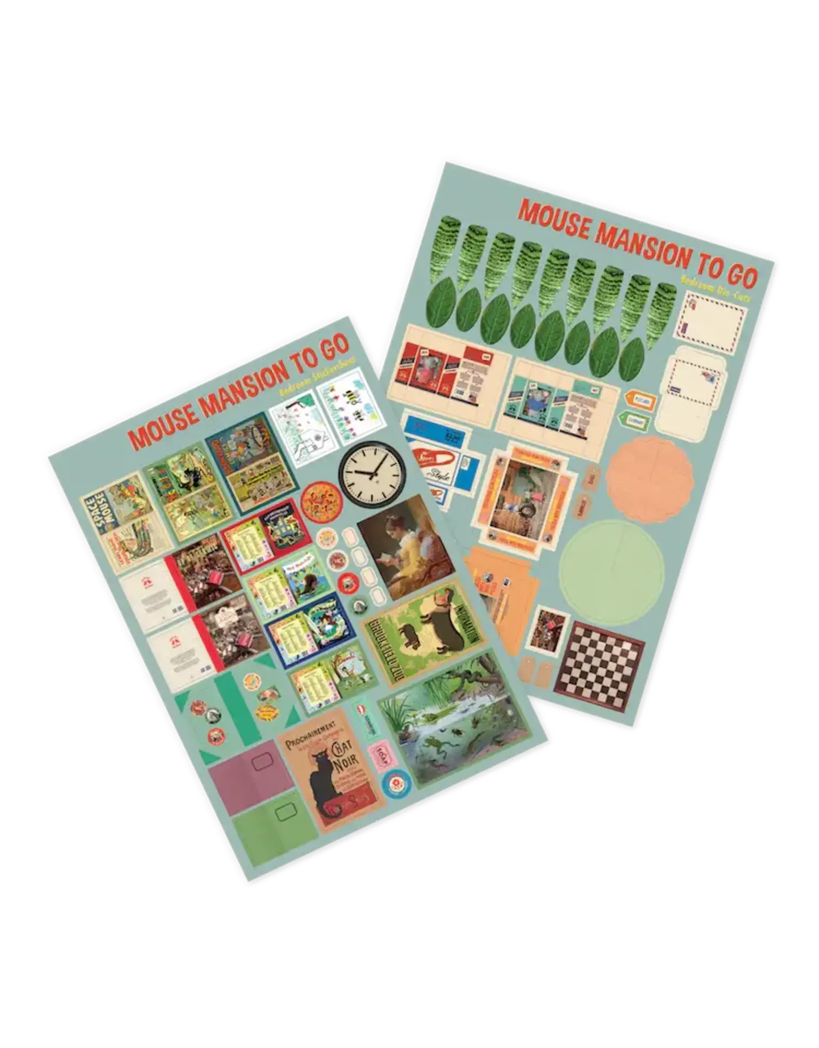 The Mouse Mansion Valise chambre maison de souris à assembler Sam & Julia – kit miniature créatif avec meubles et accessoires