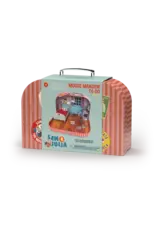 The Mouse Mansion Valise chambre maison de souris à assembler Sam & Julia – kit miniature créatif avec meubles et accessoires