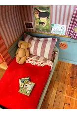 The Mouse Mansion Valise chambre maison de souris à assembler Sam & Julia – kit miniature créatif avec meubles et accessoires