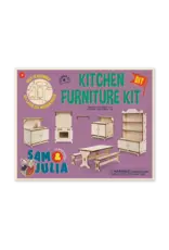 The Mouse Mansion Kit meubles cuisine maison de souris à assembler – univers miniature créatif en bois