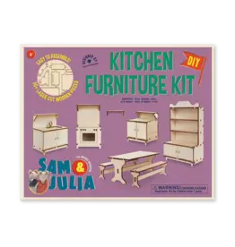 The Mouse Mansion Kit de meubles DIY pour maison de poupée enfant - Cuisine (échelle 1:12)