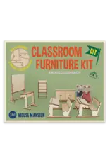 The Mouse Mansion Kit meubles école maison de souris à assembler – salle de classe miniature en bois