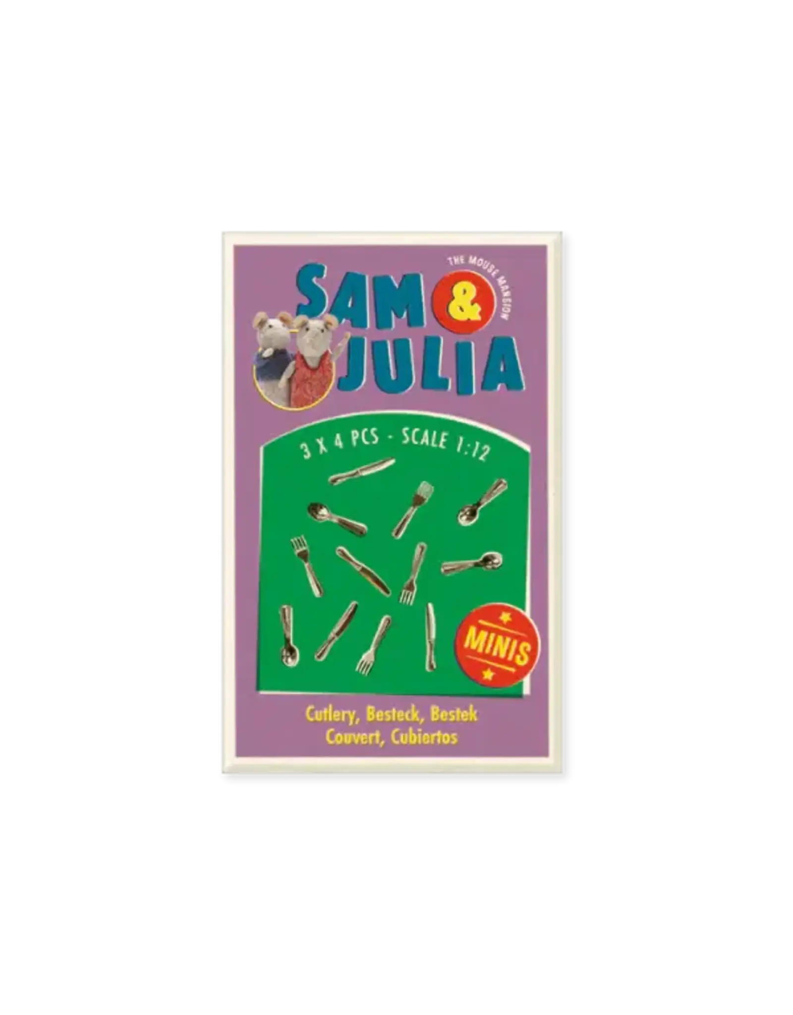 The Mouse Mansion Couverts miniatures Mini accessoires cuisine maison de souris – vaisselle et ustensiles miniatures réalistes