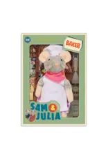 The Mouse Mansion Souris en peluche boulangère maison de souris – personnage miniature doux et gourmand