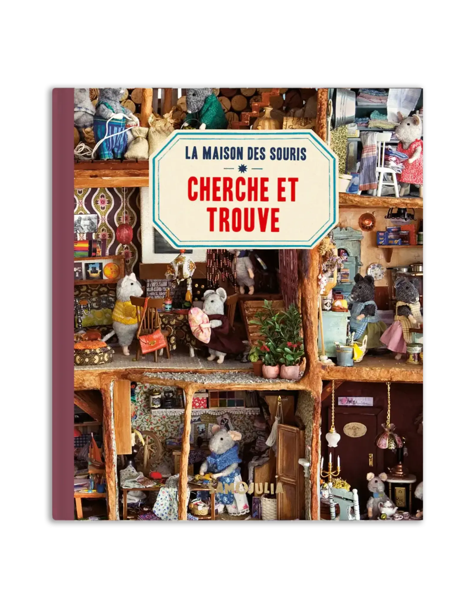 The Mouse Mansion Livre "Cherche et trouve" maison de souris – Aventure avec Sam et Julia