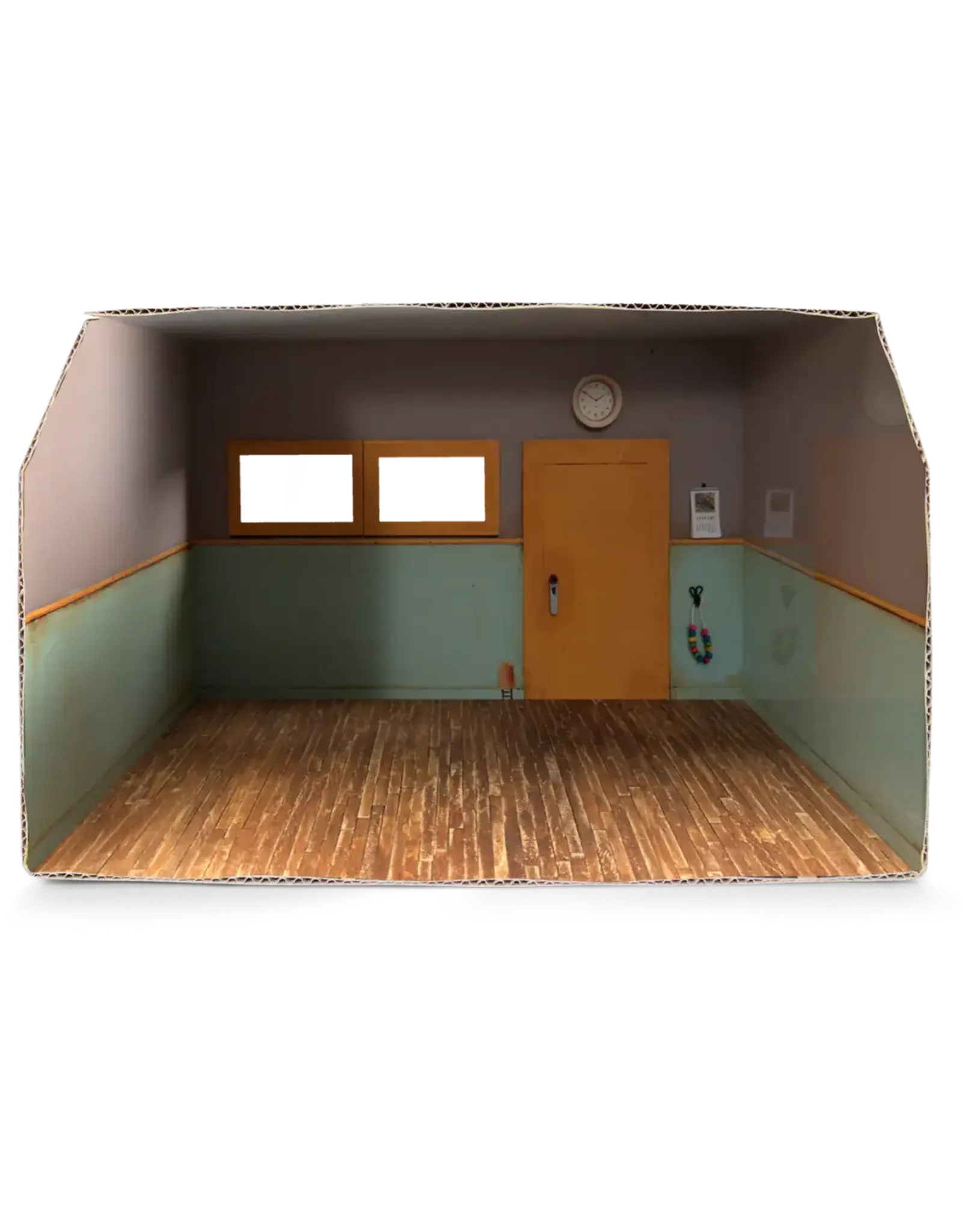 The Mouse Mansion Pièce maison de souris en carton 1:12 à assembler – chambre miniature décorée