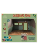 The Mouse Mansion Pièce maison de souris en carton 1:12 à assembler – chambre miniature décorée