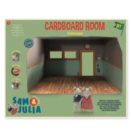 The Mouse Mansion Maison de poupée à faire soi-même - Salle en carton - Salle de classe