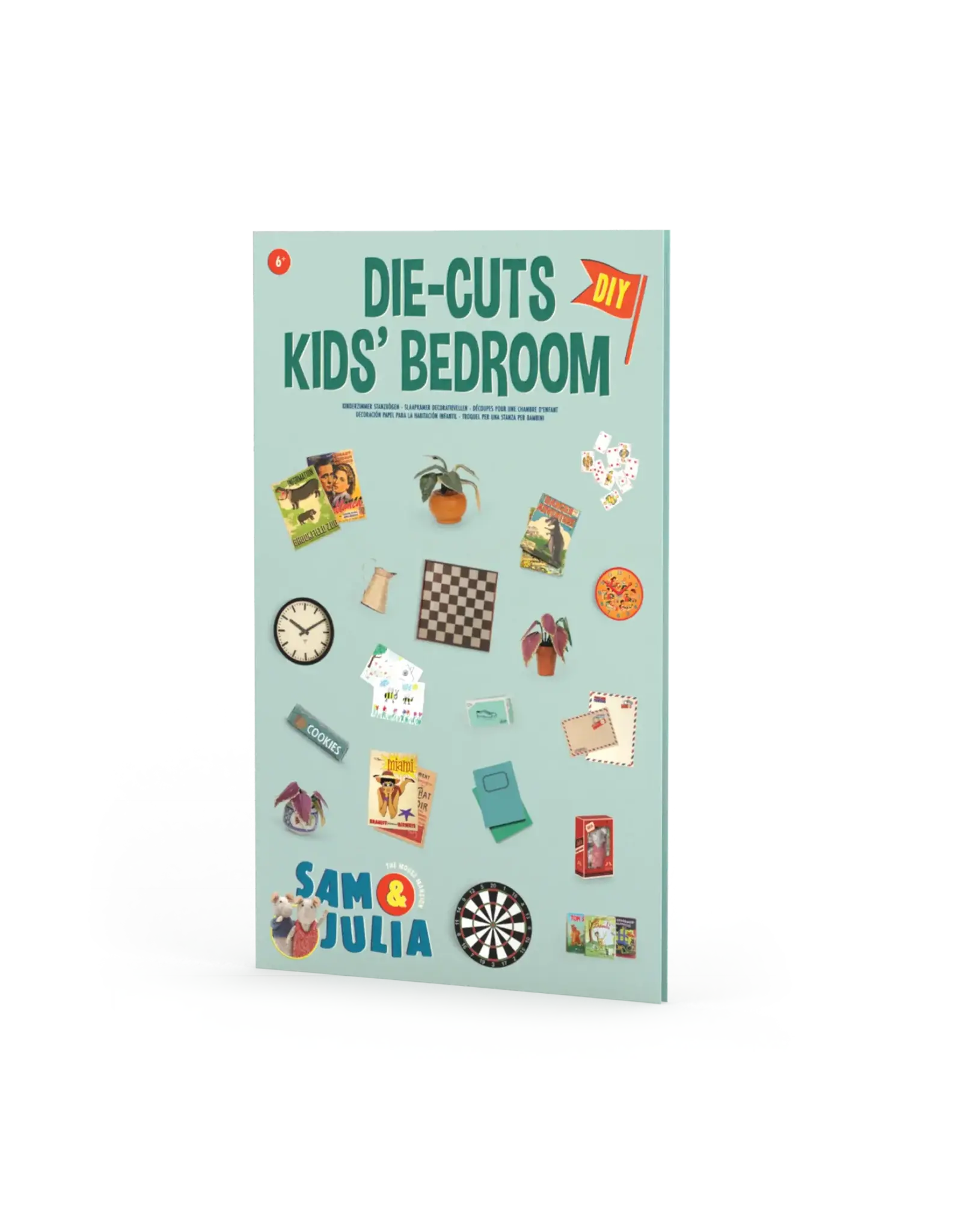 The Mouse Mansion Feuilles décoratives maison de souris 1:12 – accessoires miniatures en papier à créer