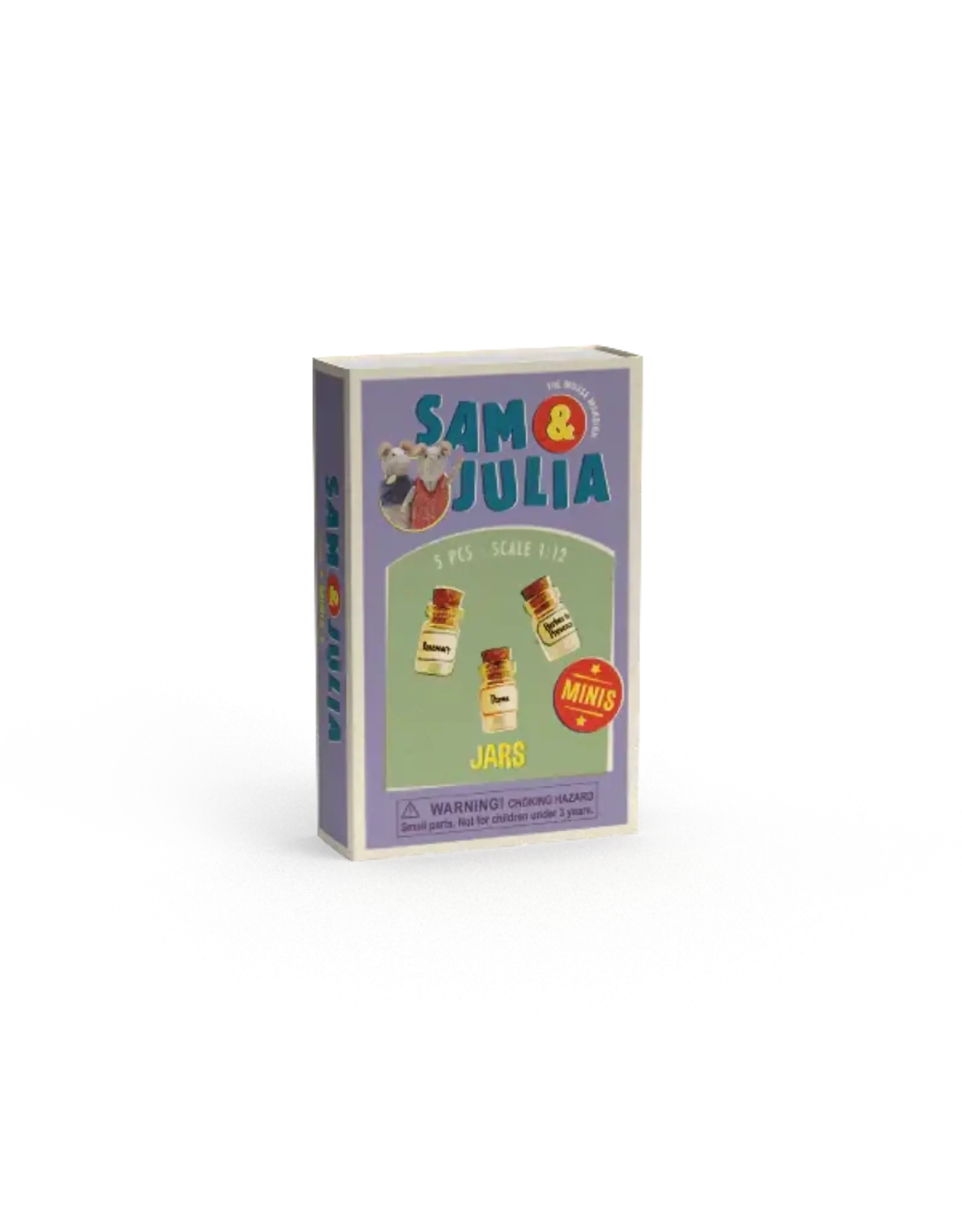 The Mouse Mansion Mini accessoires maison de souris 1:12 – pots miniatures avec couvercle en liège