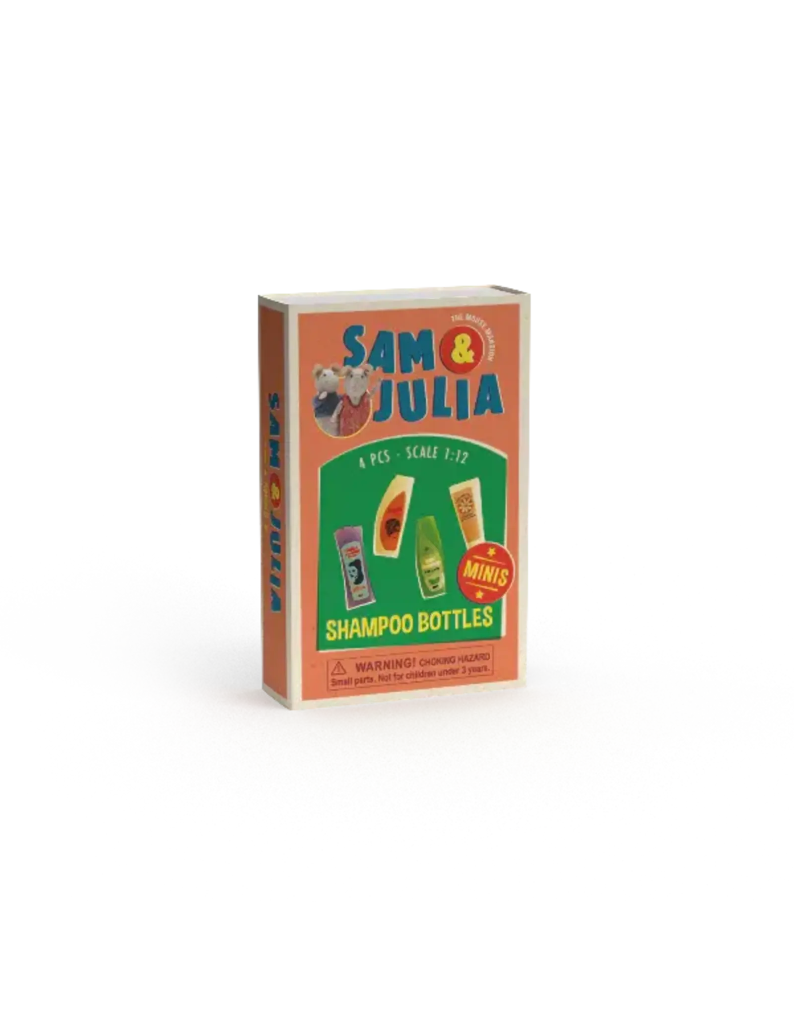 The Mouse Mansion Mini accessoires maison de souris 1:12 – flacons de shampoing miniatures