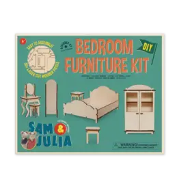 The Mouse Mansion Kit de meubles DIY pour maison de poupées - Chambre (Échelle 1:12)