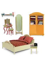 The Mouse Mansion Kit meubles chambre maison de souris 1:12 à assembler – lit, armoire et mobilier miniature