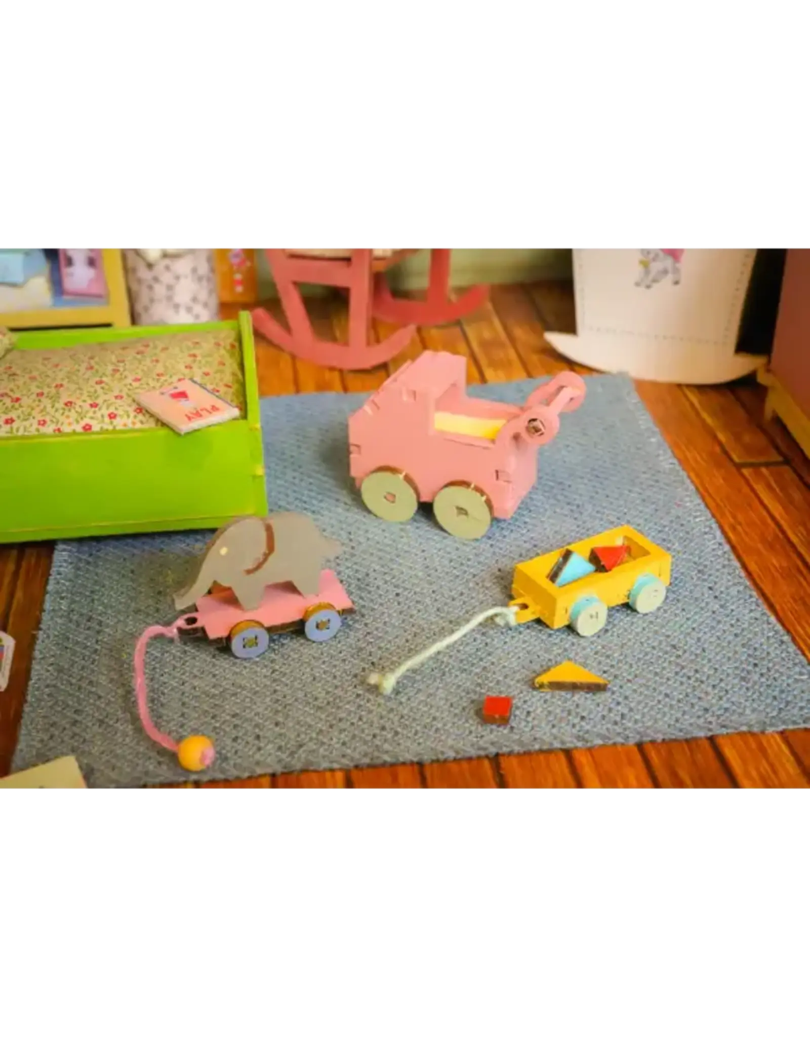 The Mouse Mansion Kit meubles chambre bébé maison de souris 1:12 à assembler – mobilier miniature complet