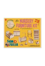 The Mouse Mansion Kit meubles chambre bébé maison de souris 1:12 à assembler – mobilier miniature complet