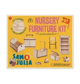 The Mouse Mansion Kit de meubles DIY pour maison de poupées - Nurserie (Échelle 1:12)