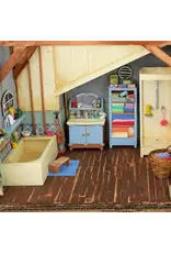 The Mouse Mansion Kit meubles salle de bain maison de souris à assembler – univers miniature créatif en bois (Échelle 1:12)