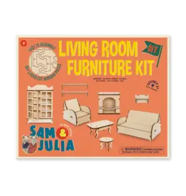 The Mouse Mansion Kit de meubles DIY pour maison de poupées - Salon (Échelle 1:12)