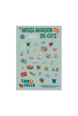 The Mouse Mansion Kit feuilles décoratives maison de souris 1:12 – accessoires miniatures en papier pour toutes les pièces