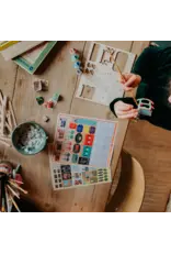 The Mouse Mansion Kit feuilles décoratives maison de souris 1:12 – accessoires miniatures en papier pour toutes les pièces