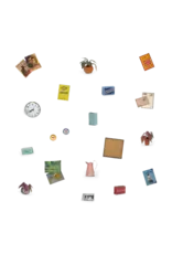 The Mouse Mansion Feuilles décoratives chambre maison de souris 1:12 – accessoires miniatures en papier à créer