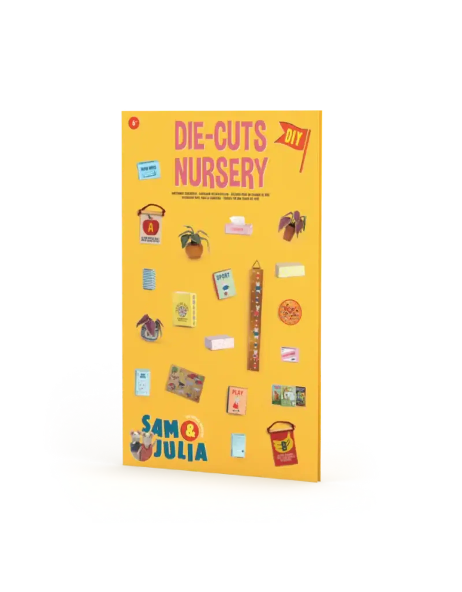 The Mouse Mansion Feuilles décoratives chambre bébé maison de souris 1:12 – accessoires miniatures en papier à créer