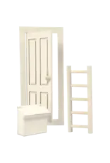 The Mouse Mansion Porte miniature maison de souris avec boîte aux lettres – entrée magique à créer dans la chambre