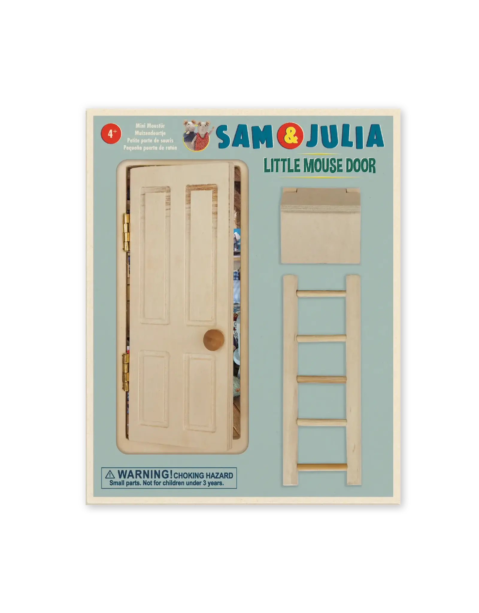 The Mouse Mansion Porte miniature maison de souris avec boîte aux lettres – entrée magique à créer dans la chambre